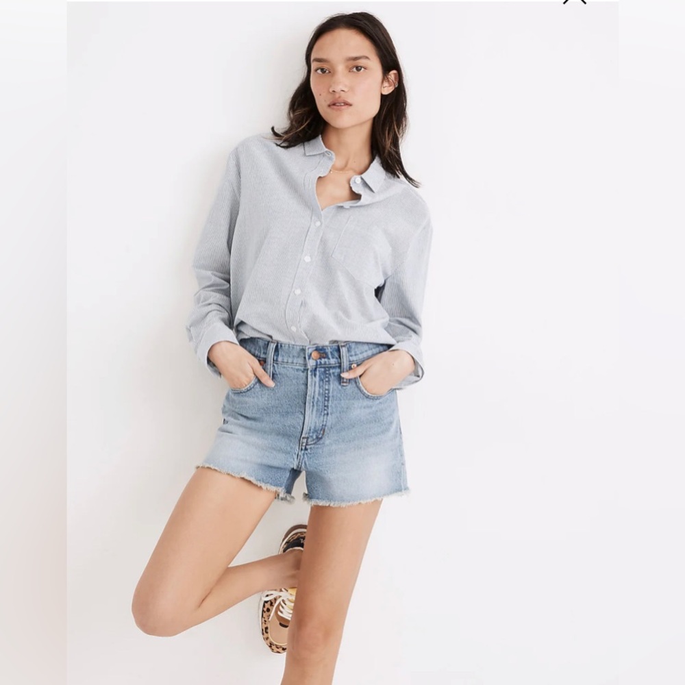 Madewell Light Blue Denim Jean Shorts